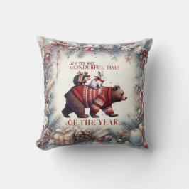 Fun Christmas Throw Kissen für Erwachsene und Kind