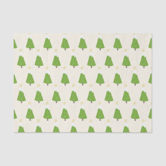 Fun Christmas Tree Pattern - Weihnachten Seidenpapier (Vorderseite)