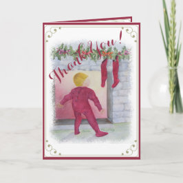 FUN CHRISTMAS WONDER FIREPLACE DANK DANKESKARTE