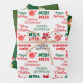 FUN CHRISTMAS WRAPPING PAPER GIFT SETS. GESCHENKPAPIER SET (Beispiel)