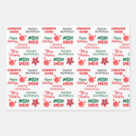 FUN CHRISTMAS WRAPPING PAPER GIFT SETS. GESCHENKPAPIER SET