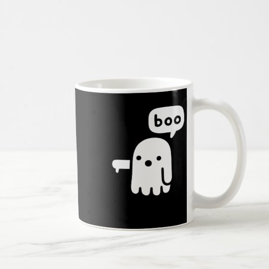 Fun chunky Geist der Missbilligung Boo Halloween Kaffeetasse (Rechts)