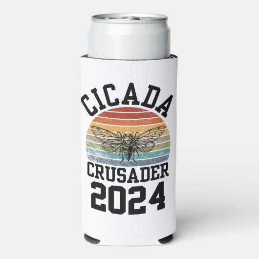 Fun CICADA CRUSADER 2024 Selters Dosenkühler (Seltzer Rückseite)