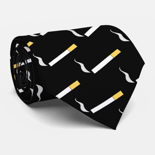 Fun Cigarette Muster Krawatte (Gerollt)