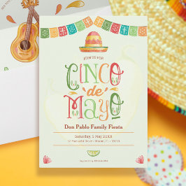 Fun Cinco de Mayo Fiesta Party Einladung