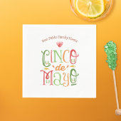 Fun Cinco de Mayo Fiesta Serviette