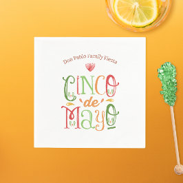 Fun Cinco de Mayo Fiesta Serviette