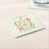 Fun Cinco de Mayo Party Untersetzer (angewinkelt)