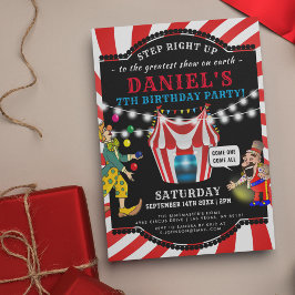 Fun Circus Children | Karneval Geburtstag Einladung