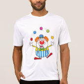 Fun Circus Clown Juggling Balls T-Shirt (Vorderseite)