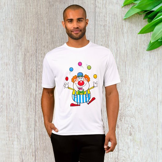 Fun Circus Clown Juggling Balls T-Shirt
