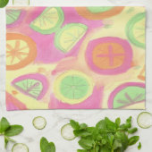 Fun Citrus Print Kitchtuch Handtuch (Gefaltet)