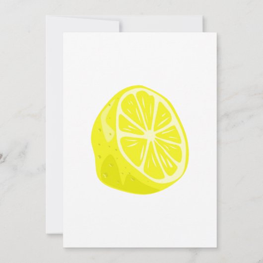 Fun Citrus Slices Party Einladung (Rückseite)