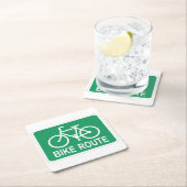 Fun Classic Bike Route Unterwegs Untersetzer Set (Vor Ort)