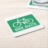 Fun Classic Bike Route Unterwegs Untersetzer Set (angewinkelt)