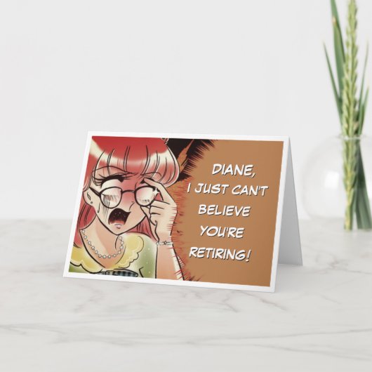 Fun Co-Worker-Rente Karte (Vorderseite)