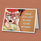 Fun Co-Worker-Rente Karte