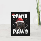 Fun Cockapoo Weihnachtslicht Tree Hund Lover Xmas Karte (Vorderseite)