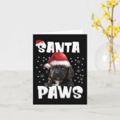 Fun Cockapoo Weihnachtslicht Tree Hund Lover Xmas Karte (Gelbe Blume)
