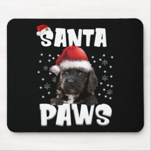 Fun Cockapoo Weihnachtslicht Tree Hund Lover Xmas Mousepad