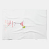  Fun Cocktail Bar Decor - Cosmopolitan Recipe Geschirrtuch (Horizontal)