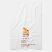  Fun Cocktail Bar Decor - Old Fashioned Recipe Geschirrtuch (Vertikal)