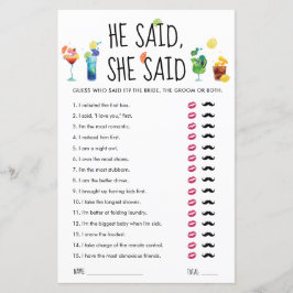 Fun Cocktails | Er sagte: "Sie hat die Spielkarte 