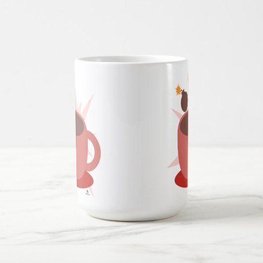 Fun Cocoa Bomb Drink Spaß heiße Schokolade Kunst Kaffeetasse (Mittel)