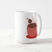 Fun Cocoa Bomb Drink Spaß heiße Schokolade Kunst Kaffeetasse (VorderseiteRechts)