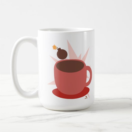 Fun Cocoa Bomb Drink Spaß heiße Schokolade Kunst Kaffeetasse (Links)