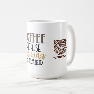 Fun Coffee Bean Typografie Erwachsene Kaffeetasse