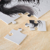 Fun coffee cat fügen Text hinzu Puzzle (Seite)