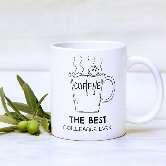 Fun Coffee Graphic Line Zeichnend Tasse