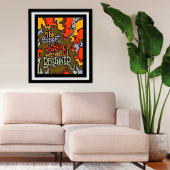 Fun Colorful Abstrakt Experte Anfängerkurs Poster