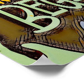 Fun Colorful Abstrakt Experte Anfängerkurs Poster (Ecke)