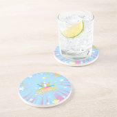 Fun & Colorful Bowling Party Getränkeuntersetzer (Seite)