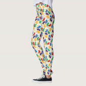 Fun Colorful Christmas Strumpf Pattern Leggings (Links)