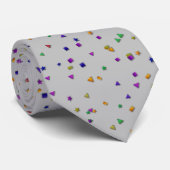 Fun Colorful Confetti Krawatte (Gerollt)
