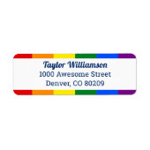 Fun Colorful Einzigartig Stilvoll LGBT Gay Pride R (Vorne)