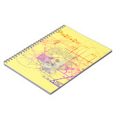 Fun Colorful Equations Geometric Designs Genius Notizblock (Linke Seite)