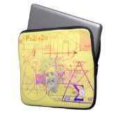 Fun Colorful Equations Geometric Designs Laptopschutzhülle (Vorderseite Links)