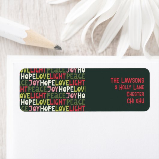 Fun Colorful Holiday Lettern Muster (Insitu)