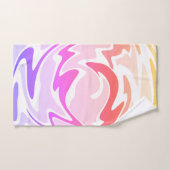 Fun Colorful Liquid Swirl Badhandtuch Set (Handtuch)