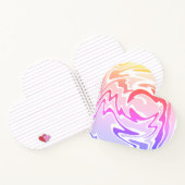 Fun Colorful Liquid Swirl Notizblock (Innenseite)