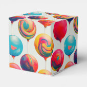 Fun Colorful Lollipops Geschenkschachtel (Rückseite)