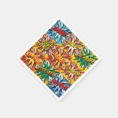 Fun Colorful Modern Typographic Comic Book Serviette (Ecke)