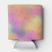 Fun Colorful Ombre Pastel Mermaid Muster Dosenkühler (Rückseite)