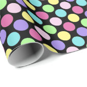 Fun Colorful Polka Dots Geschenkpapier (Rolleneckpunkt)