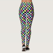 Fun Colorful Polka Dots Leggings (Rückseite)
