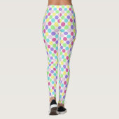 Fun Colorful Polka Dots Leggings (Rückseite)